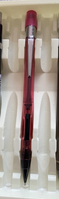 Pentel PD345 0.5mm Pencil Red - Quicker Clicker.